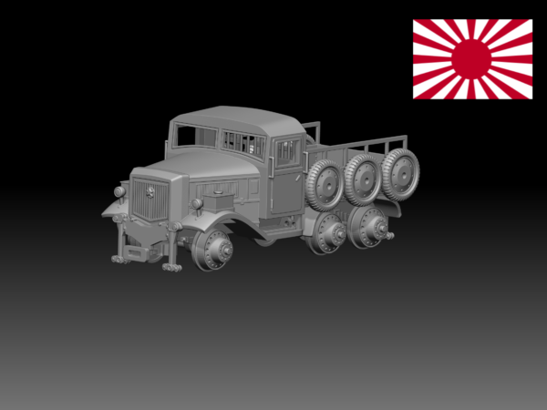 HINODE 1/144レジンキット WW2日本陸軍　鉄道連隊一〇〇式鉄道牽引車B